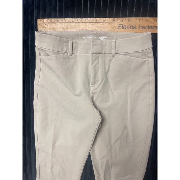 Old Navy Women's High Rise Flare Pants Sz 6 Nude Secret Smooth Pockets - Picture 4 of 4